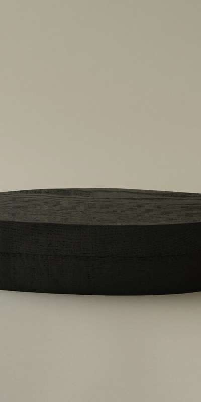 Irregular Box (Oval Type 1) – Lacquered Oak