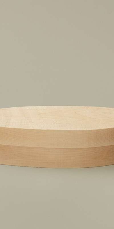 Irregular Box (Oval Type 1) – Hard Maple