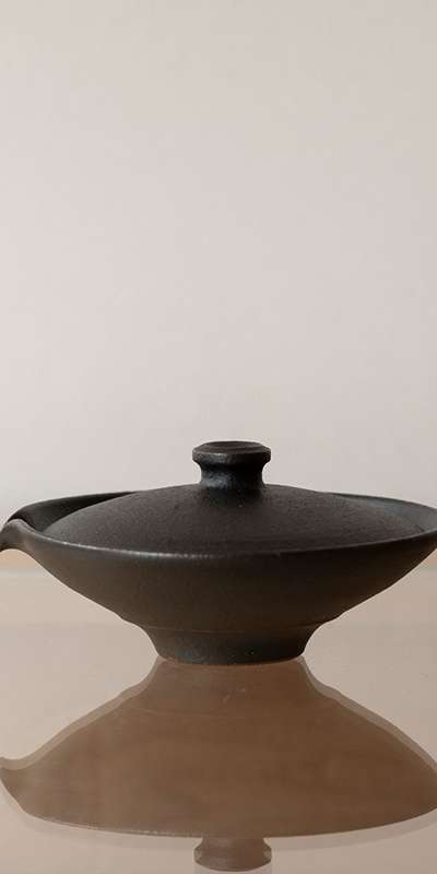 Shiboridashi Tea Bowl - Black