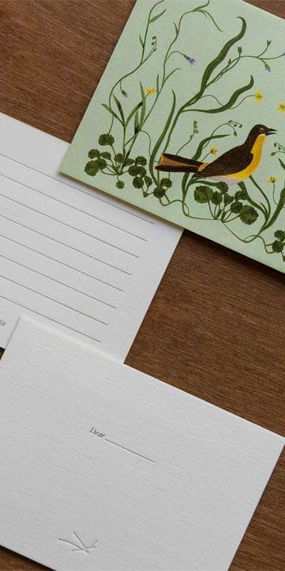 Jiji Bae Bae Yellow Bird Card