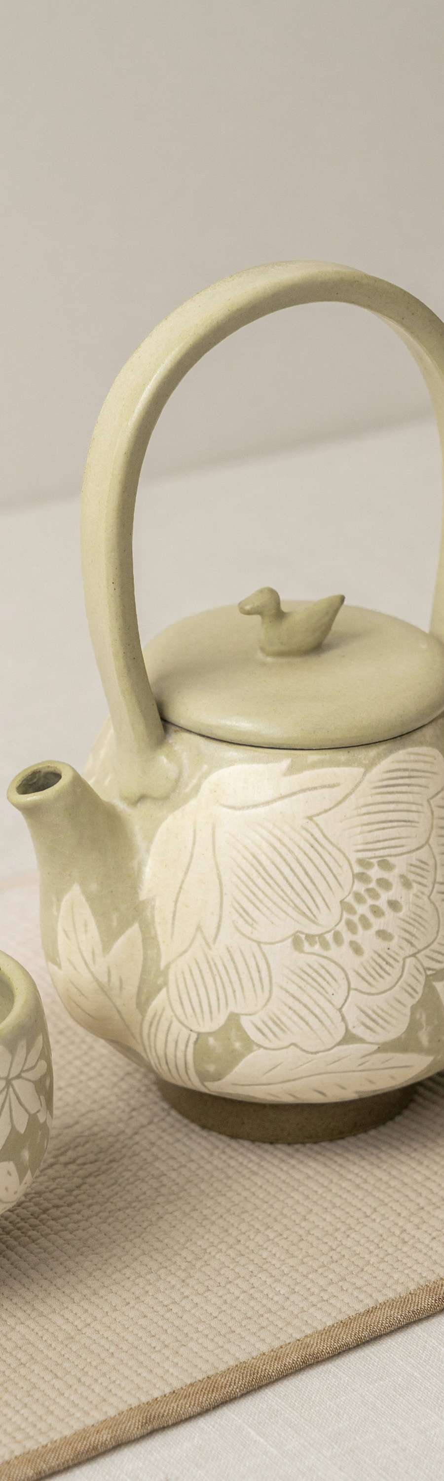 Buncheong Spring Teapot