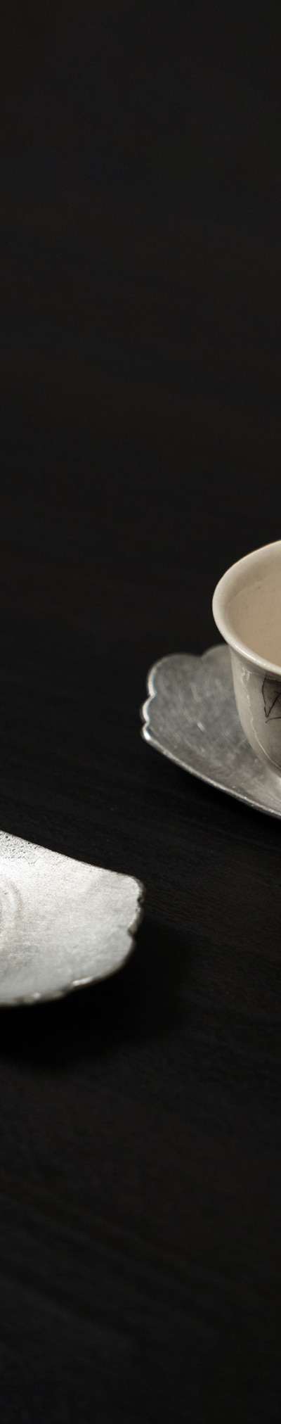 Chrysanthemum Pattern Tea Cup Saucer