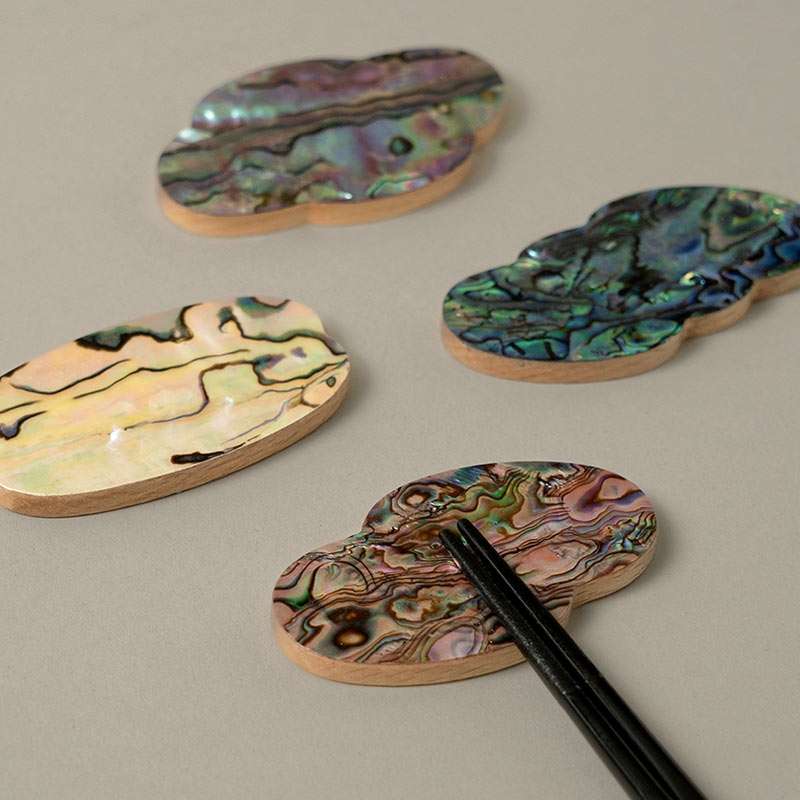 Cloud Mother-of-Pearl Spoon Rest - Black Box