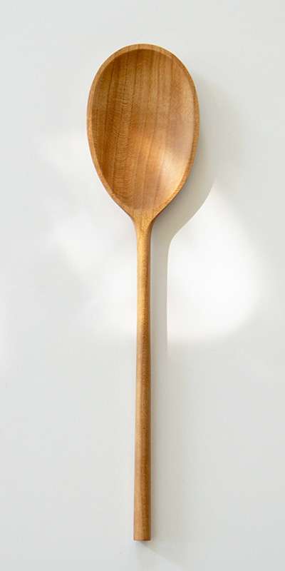 Cherry Wood Round Cooking Spatula