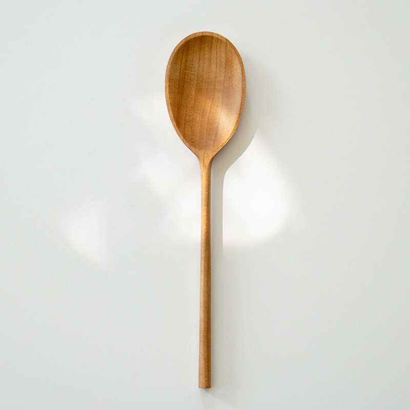 Cherry Wood Round Cooking Spatula