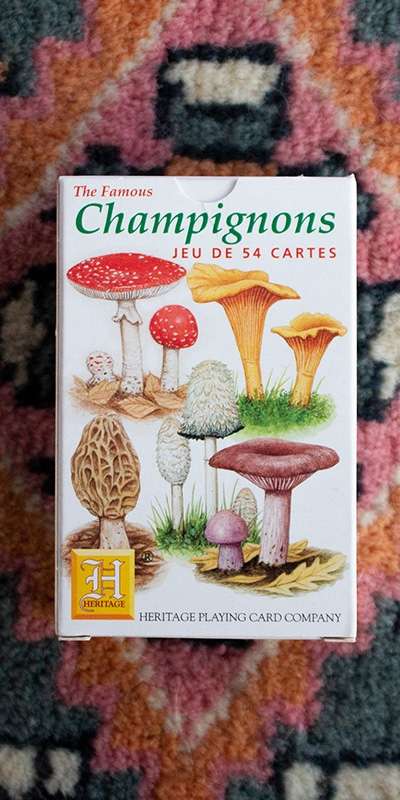 Mushrooms Playing Card