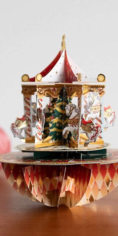 Merry go round Pop-Up Card