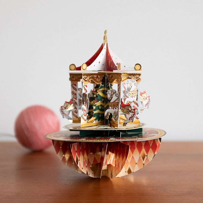 Merry go round Pop-Up Card