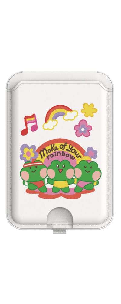 LINE FRIENDS MININI レニニ MagSafe ウォレットスタンド (レインボー)
