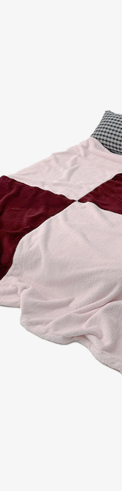 Checkered Microfiber Blanket