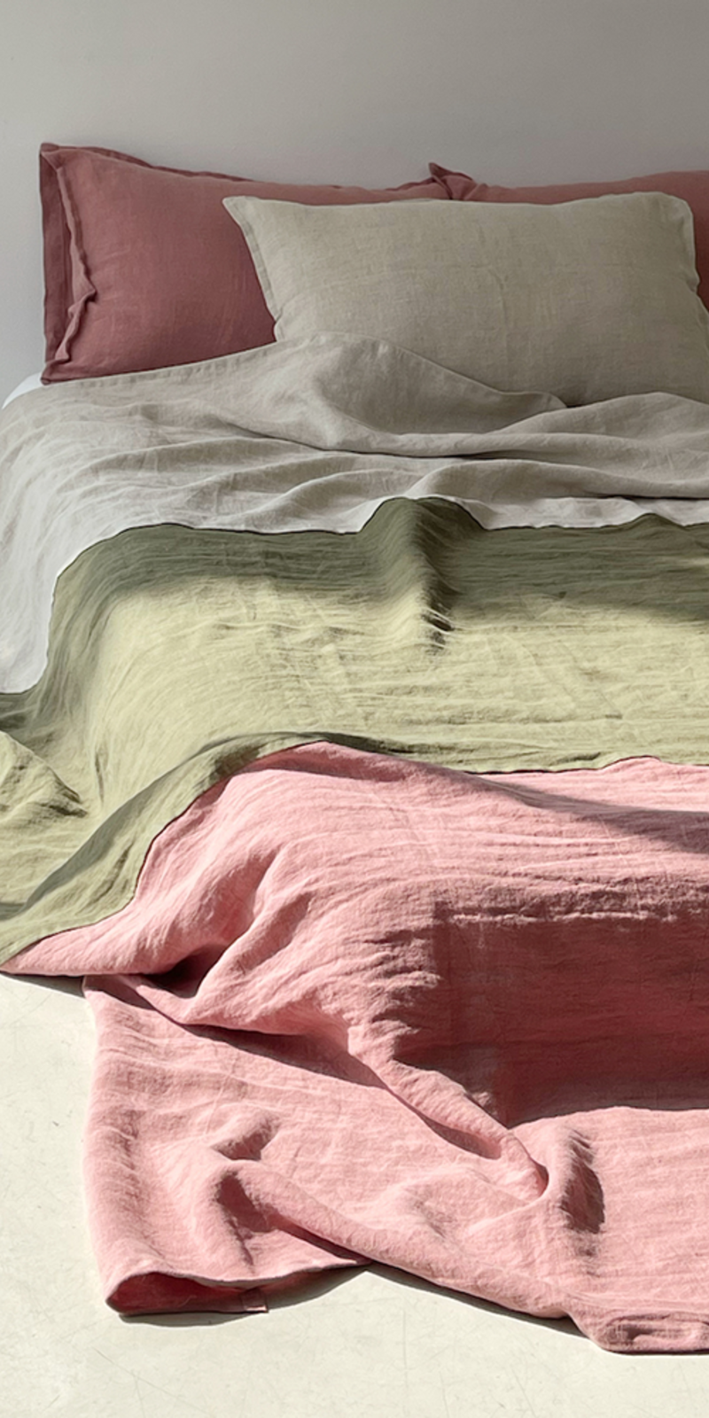 Linen Stripe Single Quilt