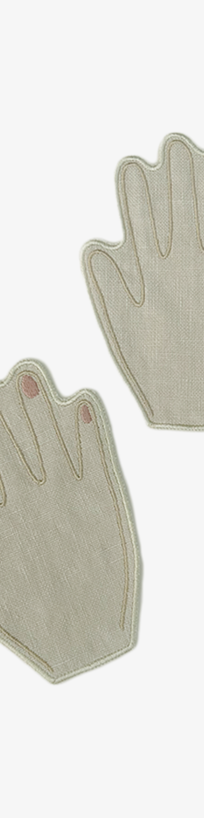 Patch Coaster - Hand Set (2 PCS)