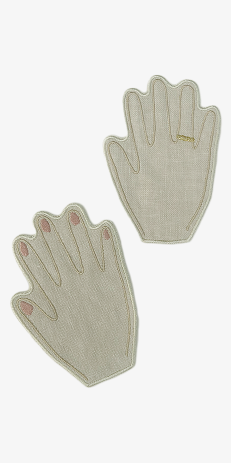 Patch Coaster - Hand Set (2 PCS)