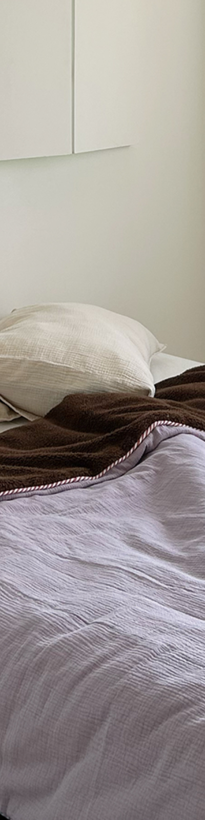 Reversible Winter Comforter - Lavender / Brown