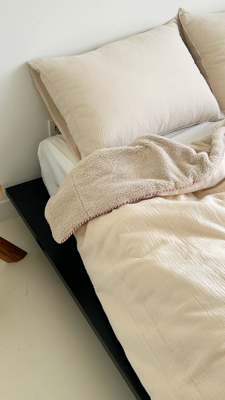 Reversible Winter Comforter - Cream / Beige