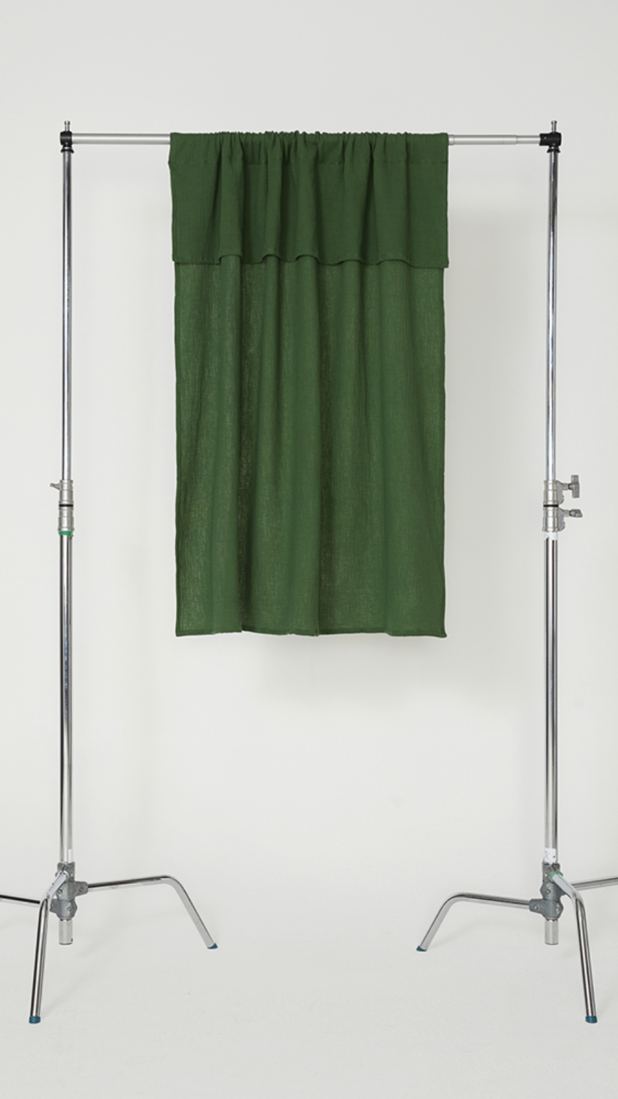 Layered Curtain - Dark Green