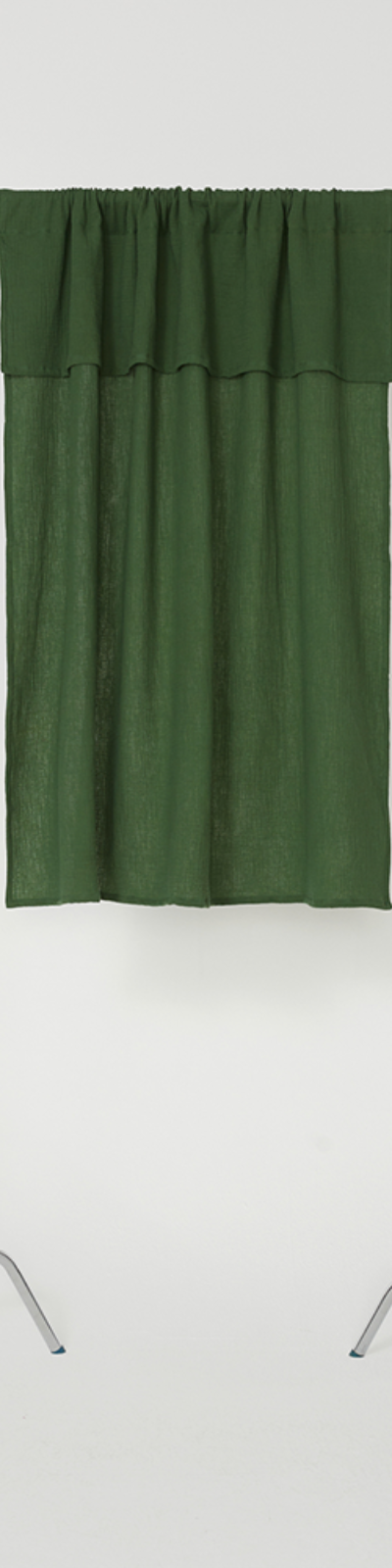 Layered Curtain - Dark Green