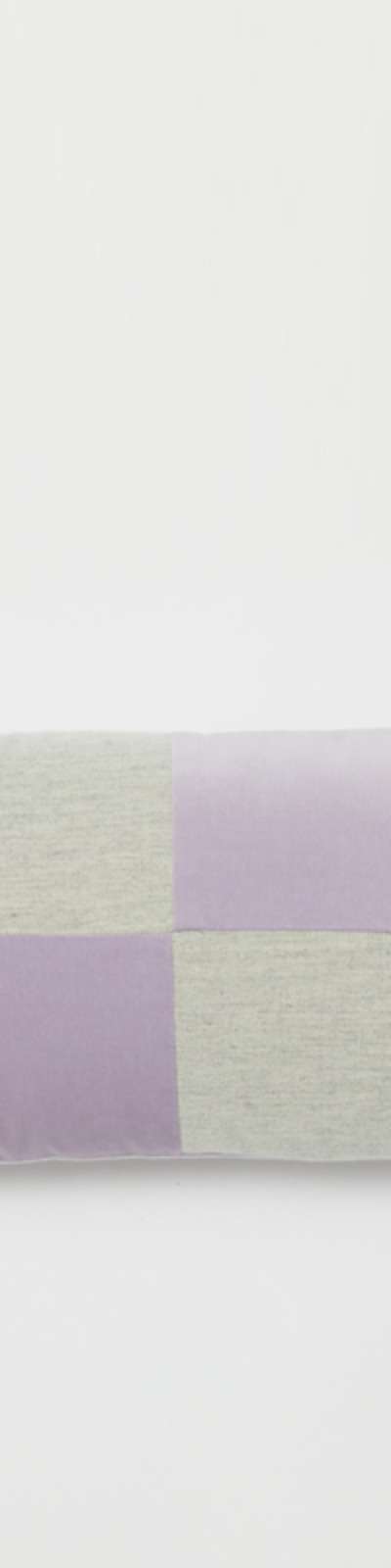 Velvet Check Cushion Cover 30x60 - Lavender