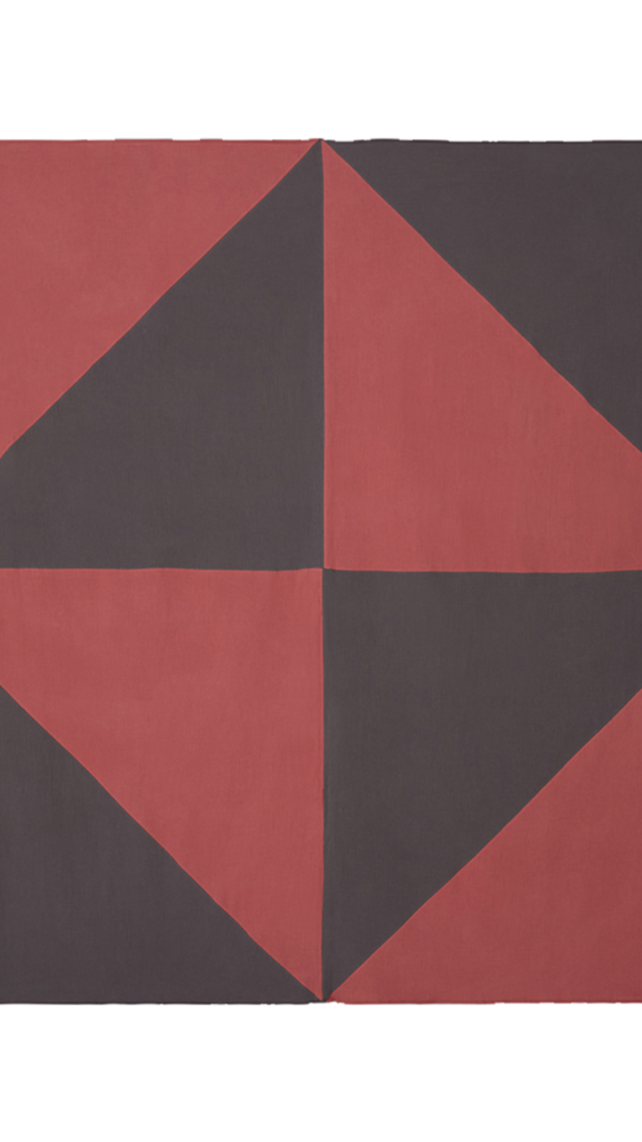 Kite Quilt Blanket - Rose / Gray