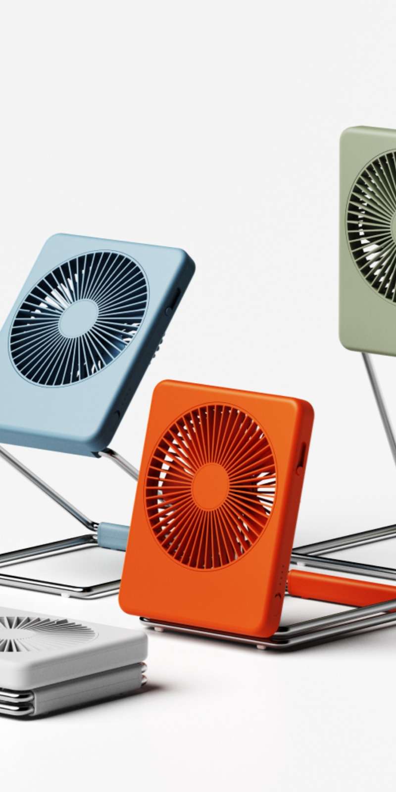Wireless Mini Folding Fan (4 COLORS)