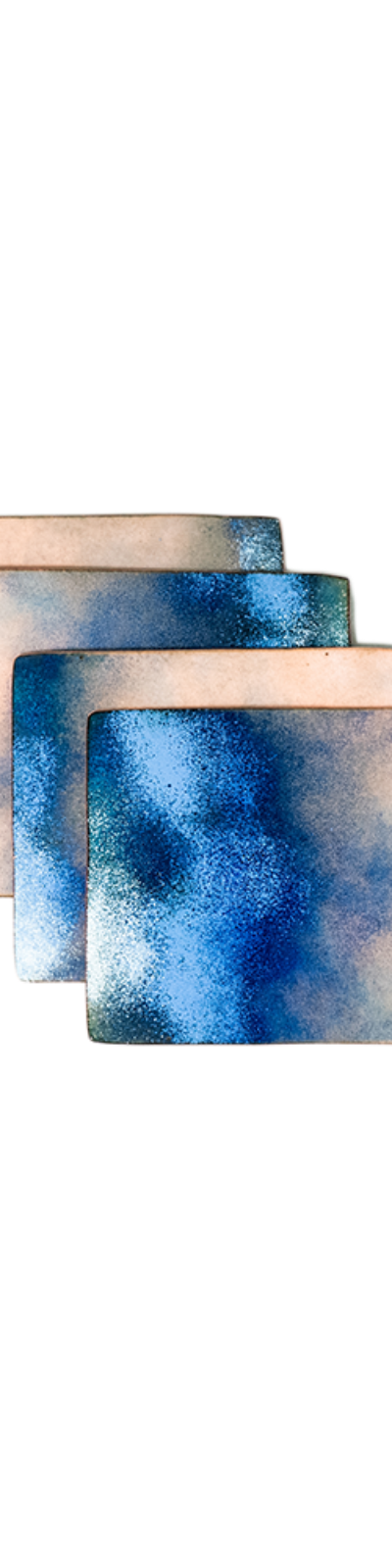 Enamel Paper Coaster - Blue (2 OPTION)