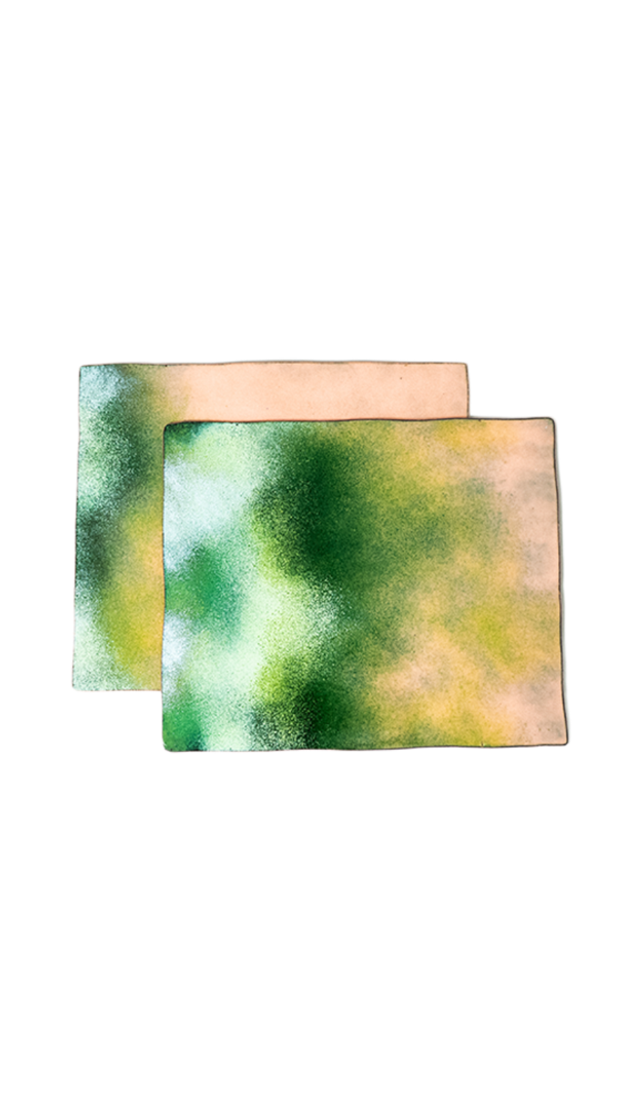 Cloisonné Paper Plate - Green (2 OPTION)