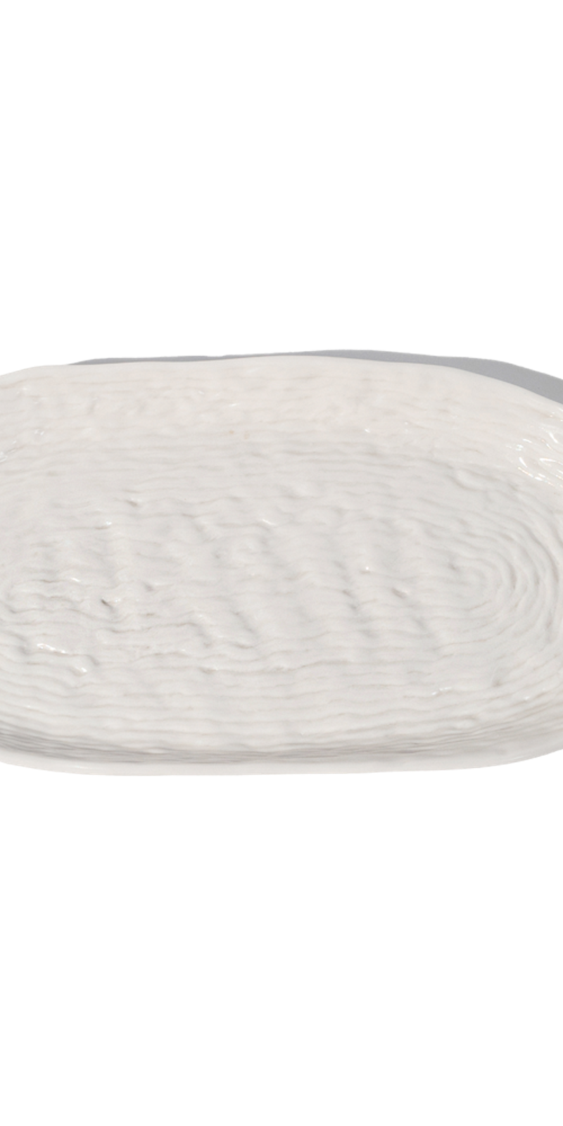 Cotton Oval Plate (Large)