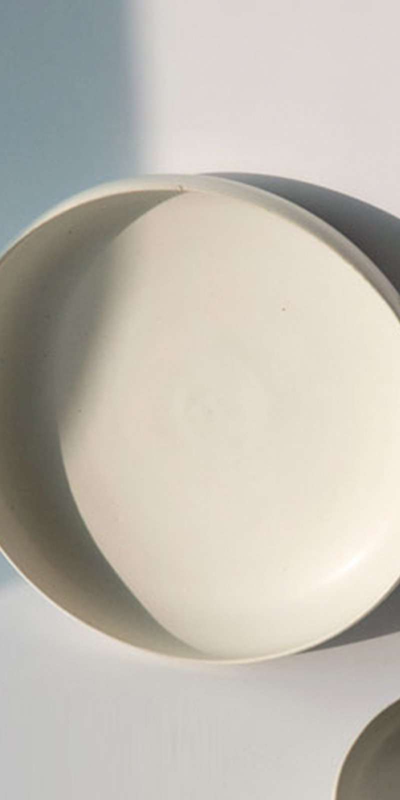 Still Life Medium Plate Ivory / Green