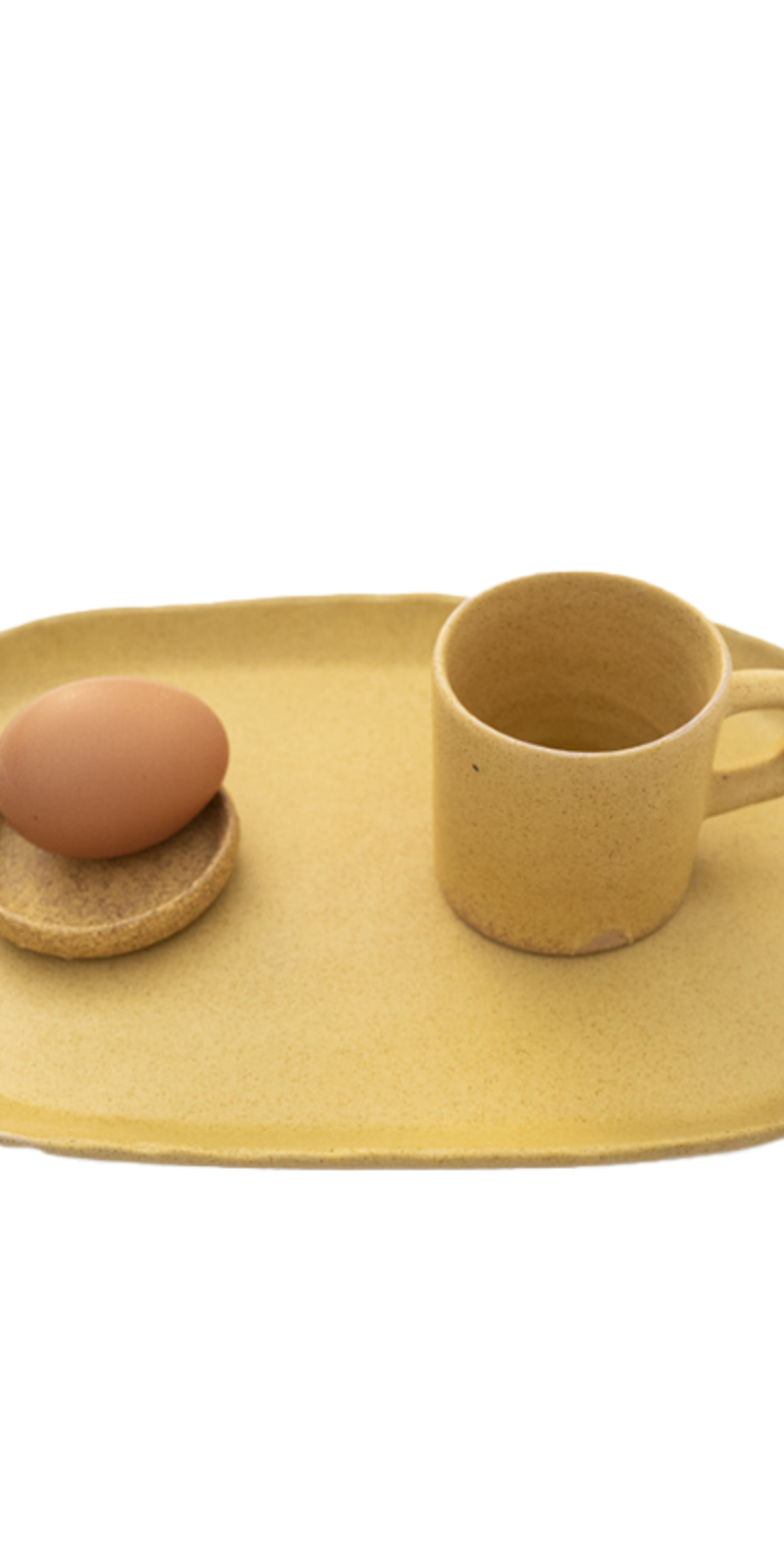 Still Life Oval Plate - Yellow