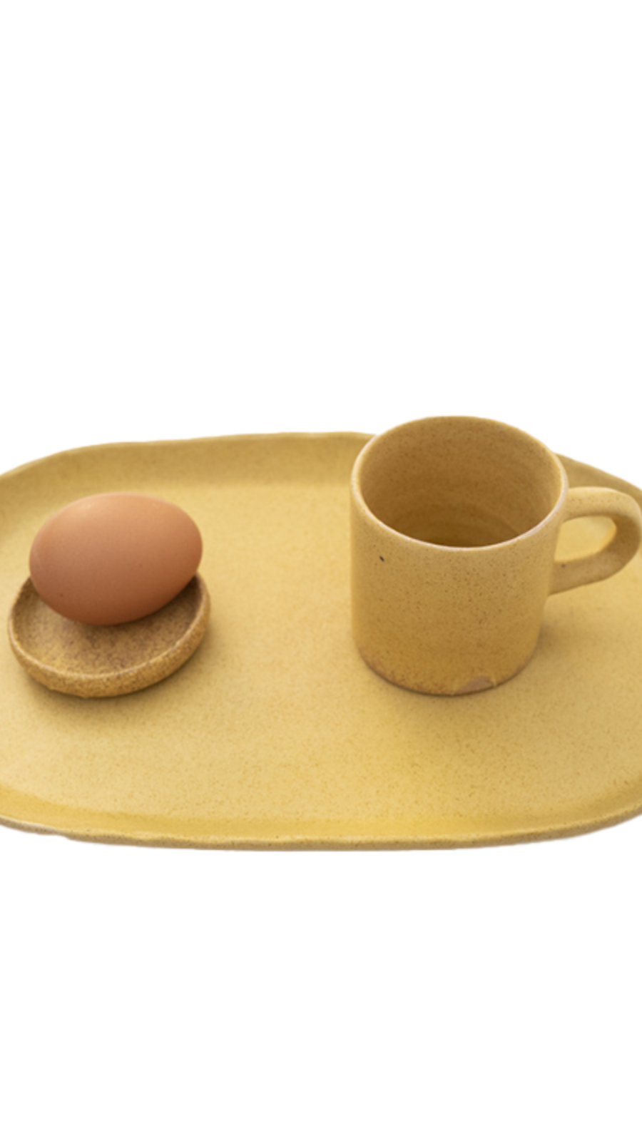 Still Life Oval Plate - Yellow