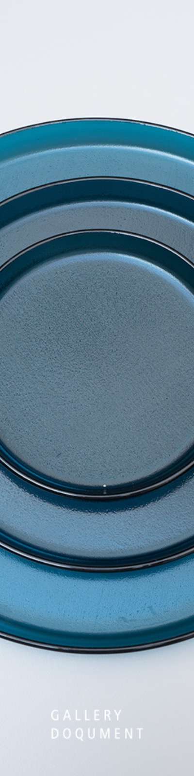 Still Life Shallow Bowl - Blue (M/L)