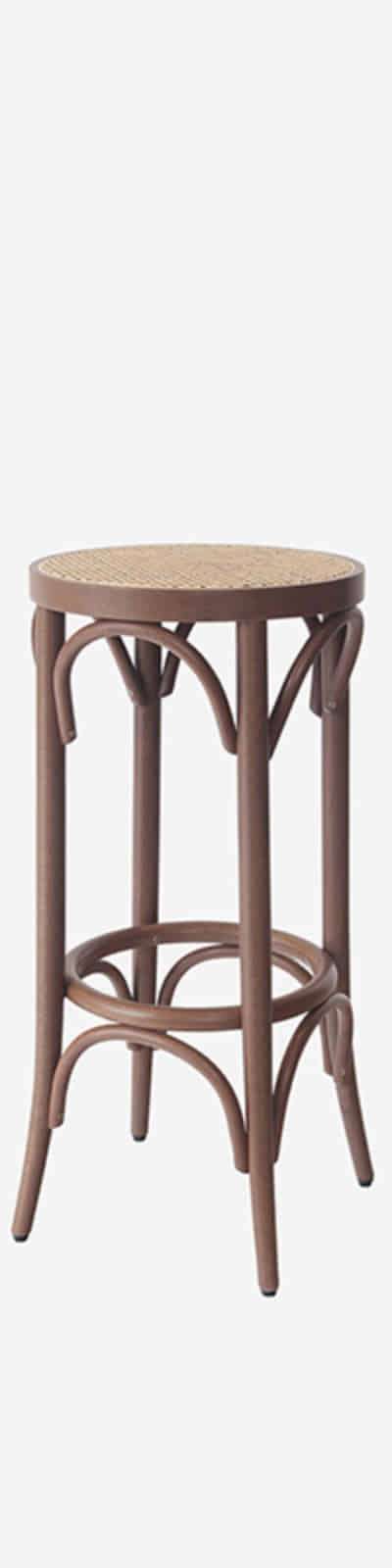 Bar Stool 73 - Nougat / Cane