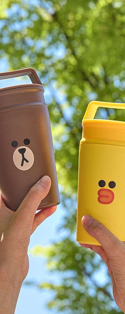 ラインフレンズ ピクニック ハンドル タンブラー (320ml)