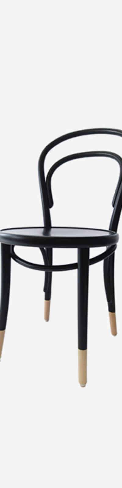 Chair14 - Black / Natural Socks