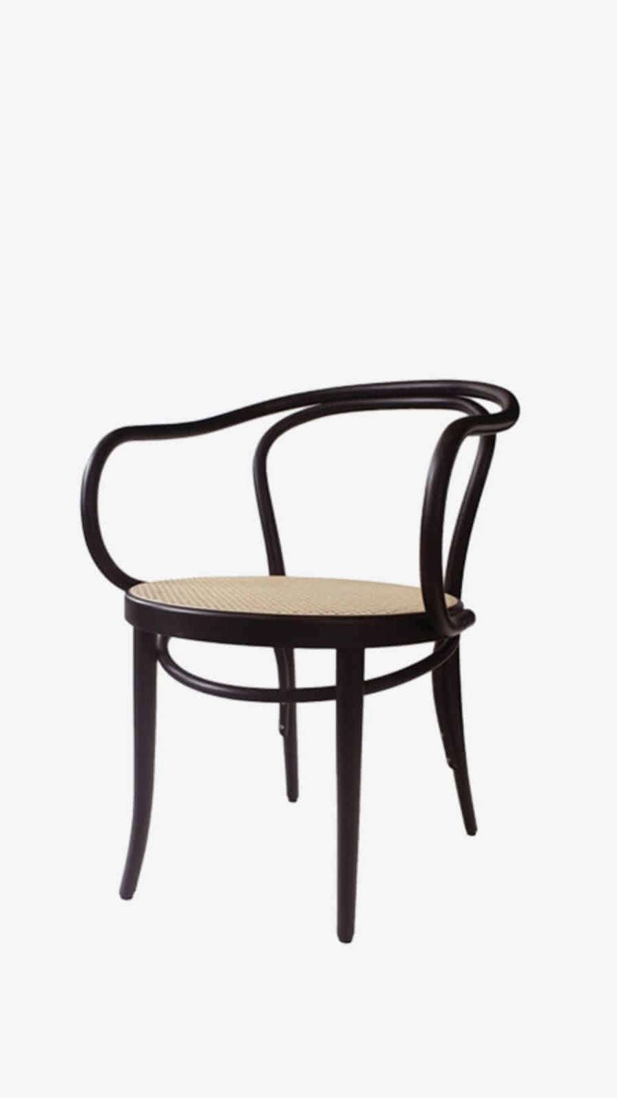Armchair 30 - Dark Wenge / Cane