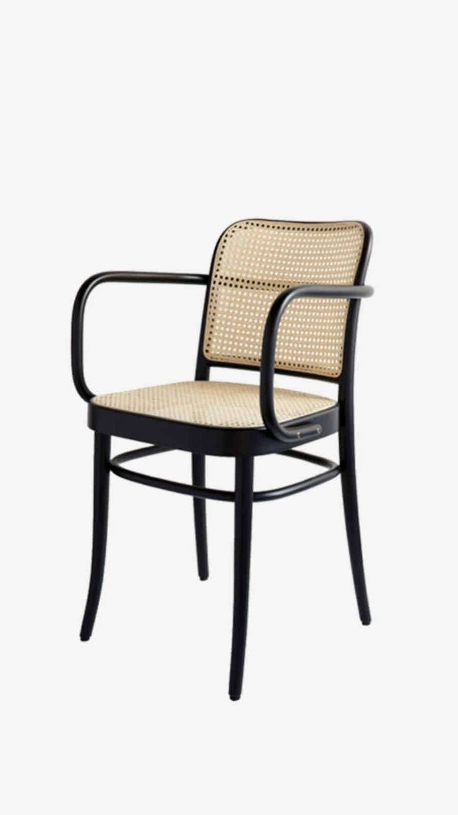Armchair 811 - Coffee / Cane
