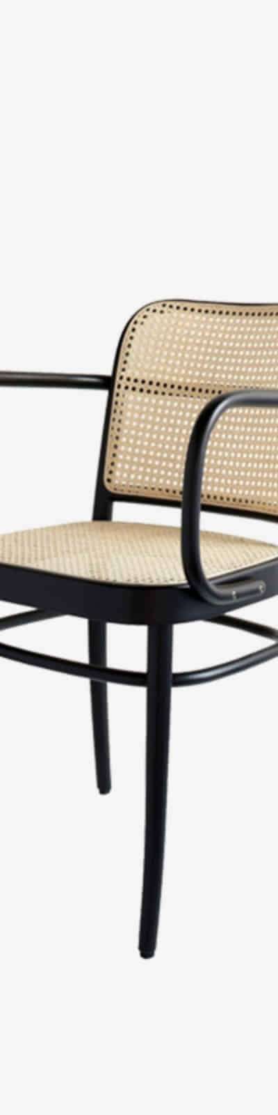 Armchair 811 - Coffee / Cane