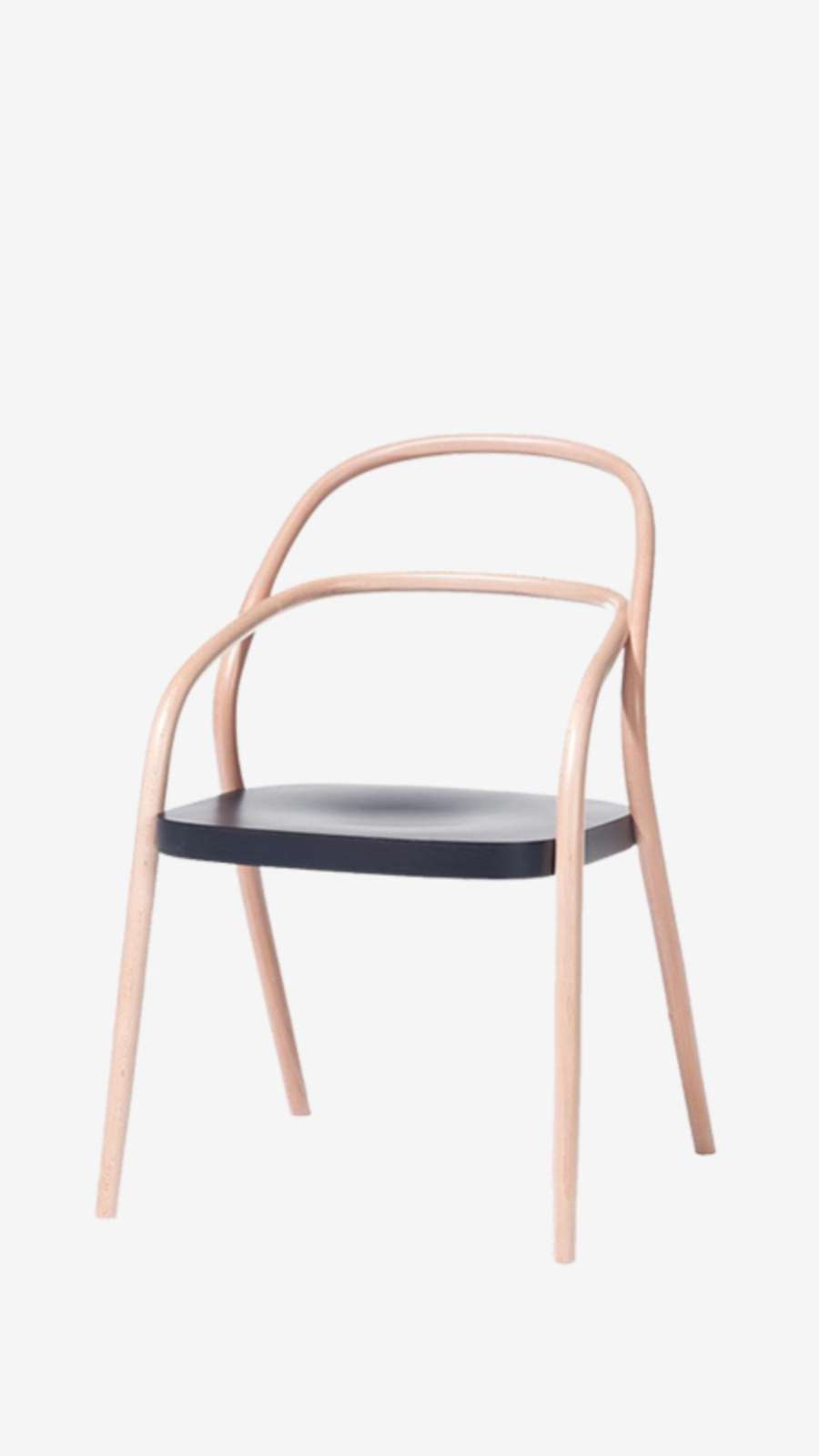 Chair 002 - Natural / Dark Wenge