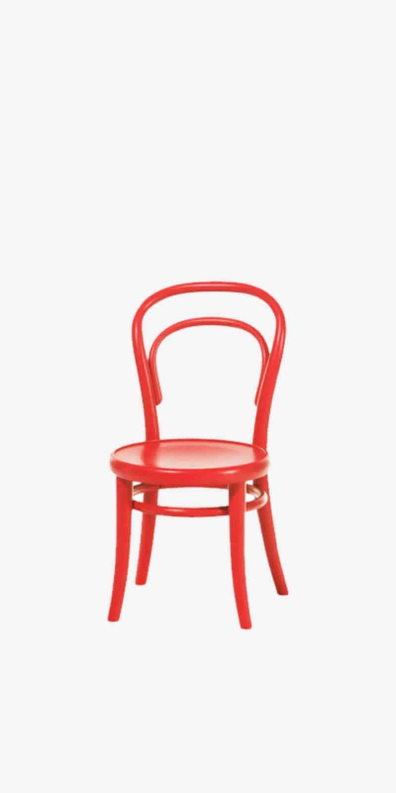 Petite Kids Chair 14 - Red