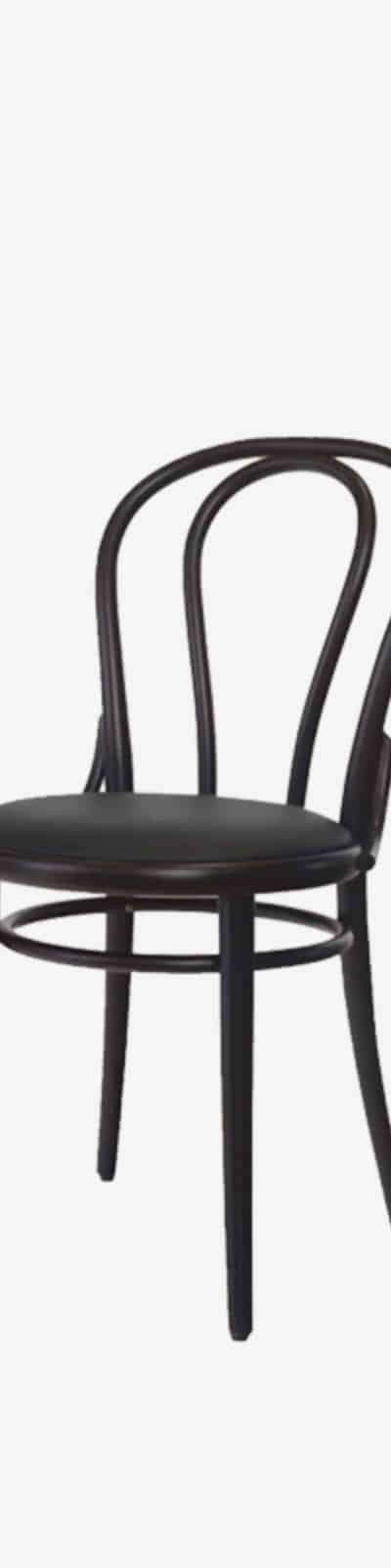 Chair18 - Dark Wenge / Black PU