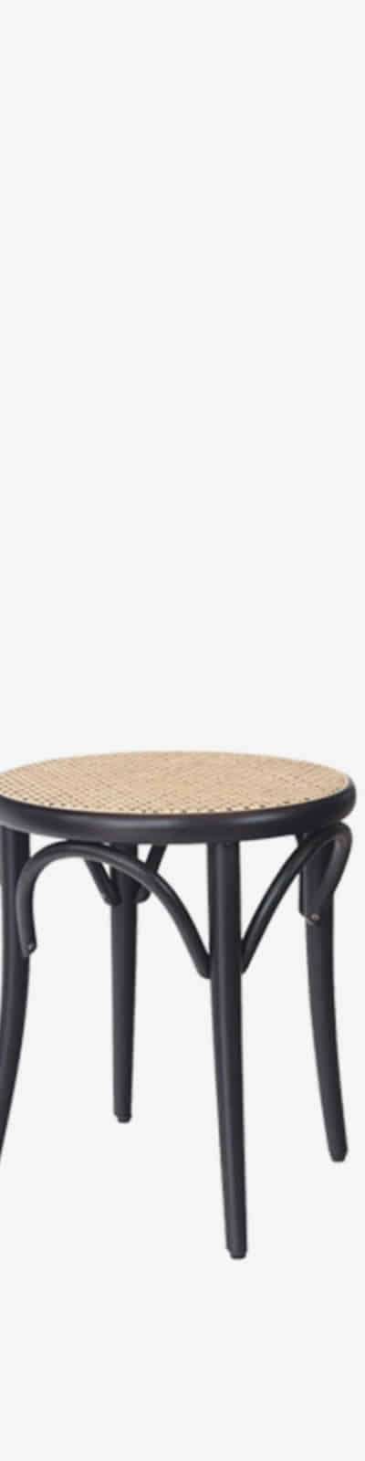 Stool 60 - Dark Wenge / Cane