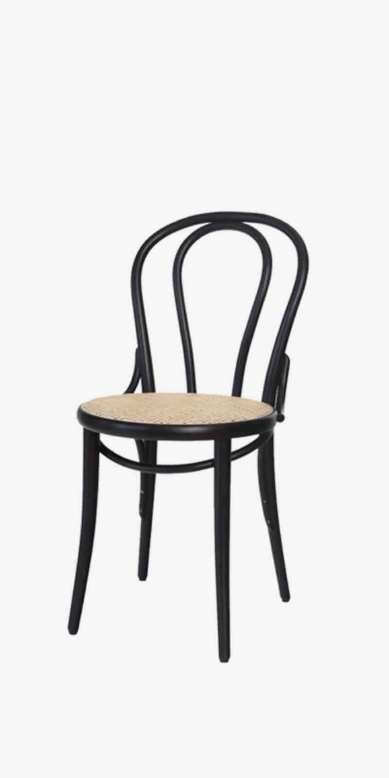 Chair18 - Dark Wenge / Cane