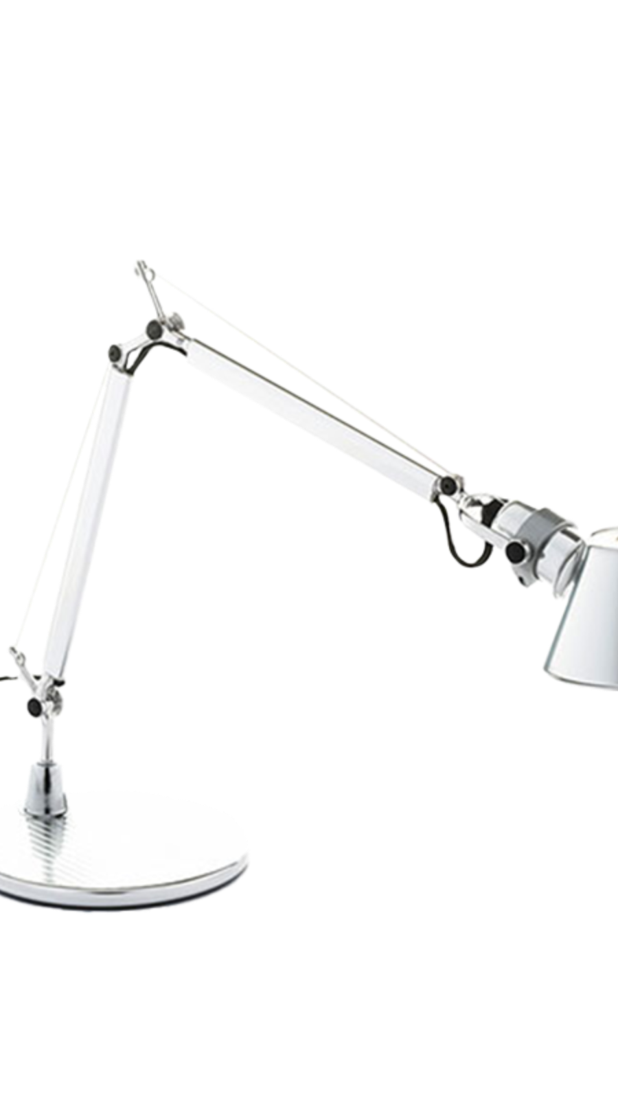 Tolomeo Micro Table - Polished Aluminum