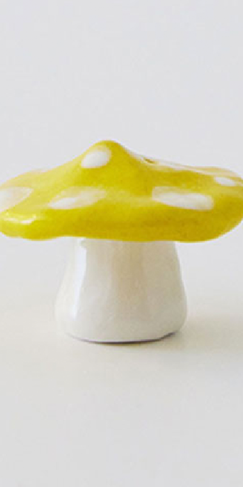 Mushroom Incense Holder - Yellow (3 Size)