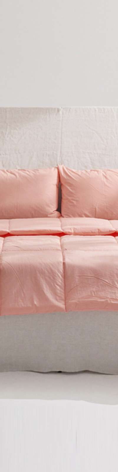Silky Cotton 60s Thin Comforter - Coral