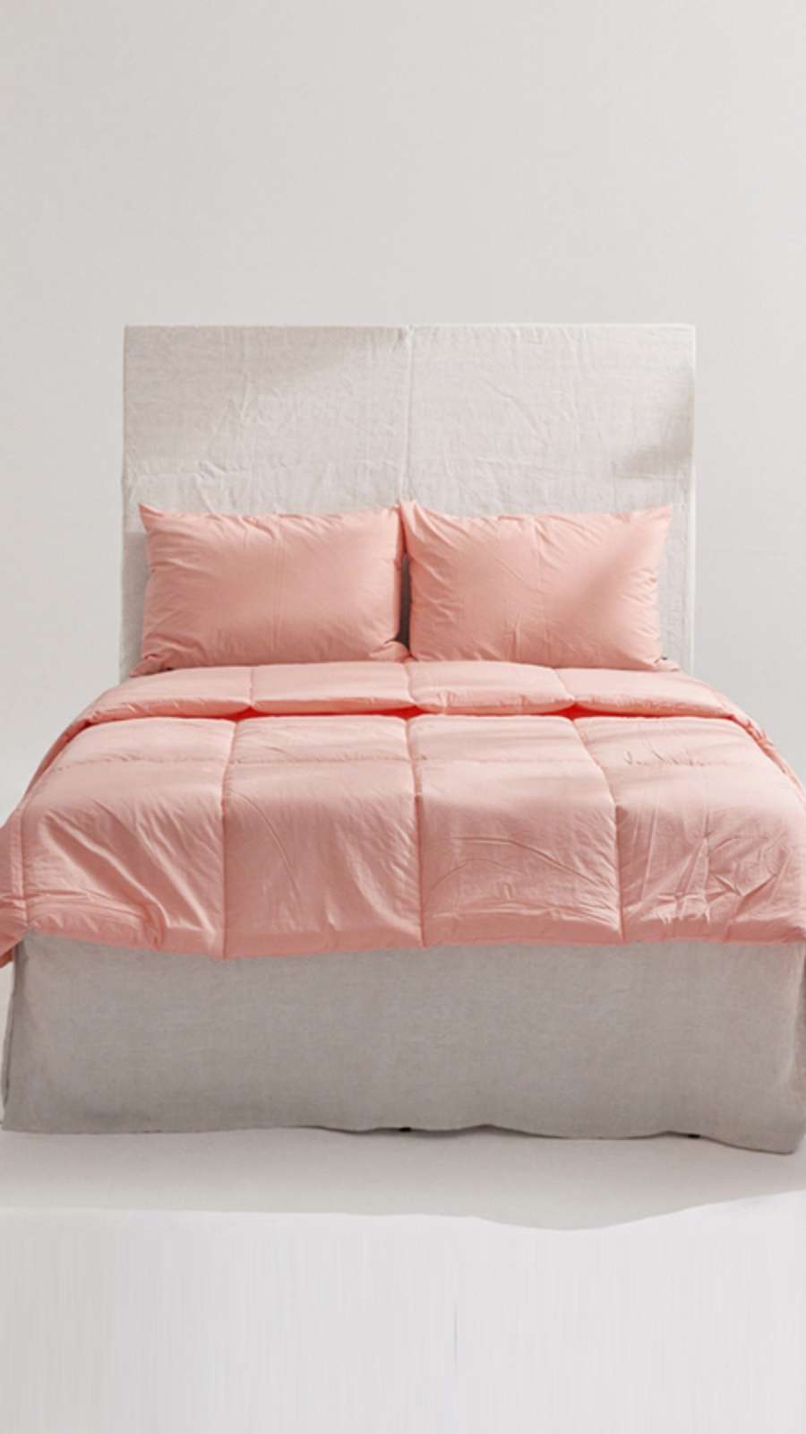 Silky Cotton 60s Thin Comforter - Coral