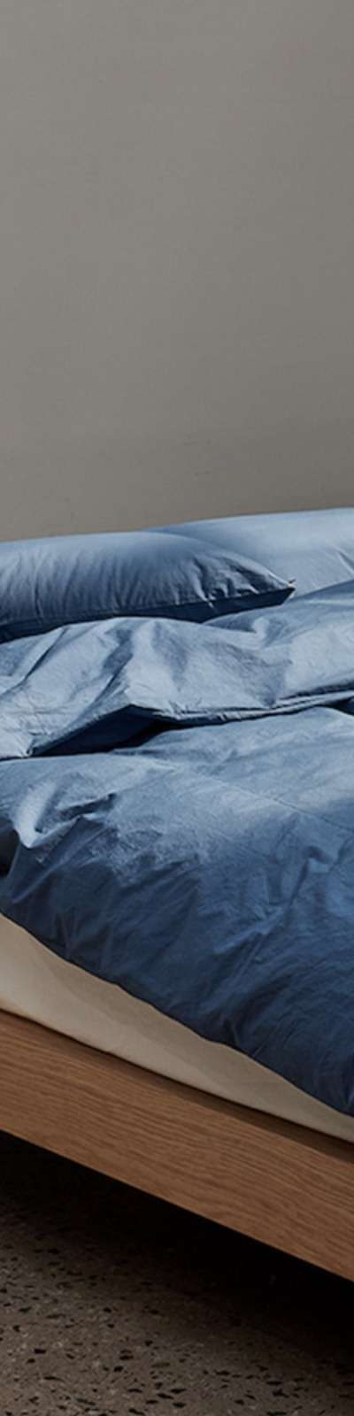 Silky Cotton 60s Bedding Set - Freesian Blue