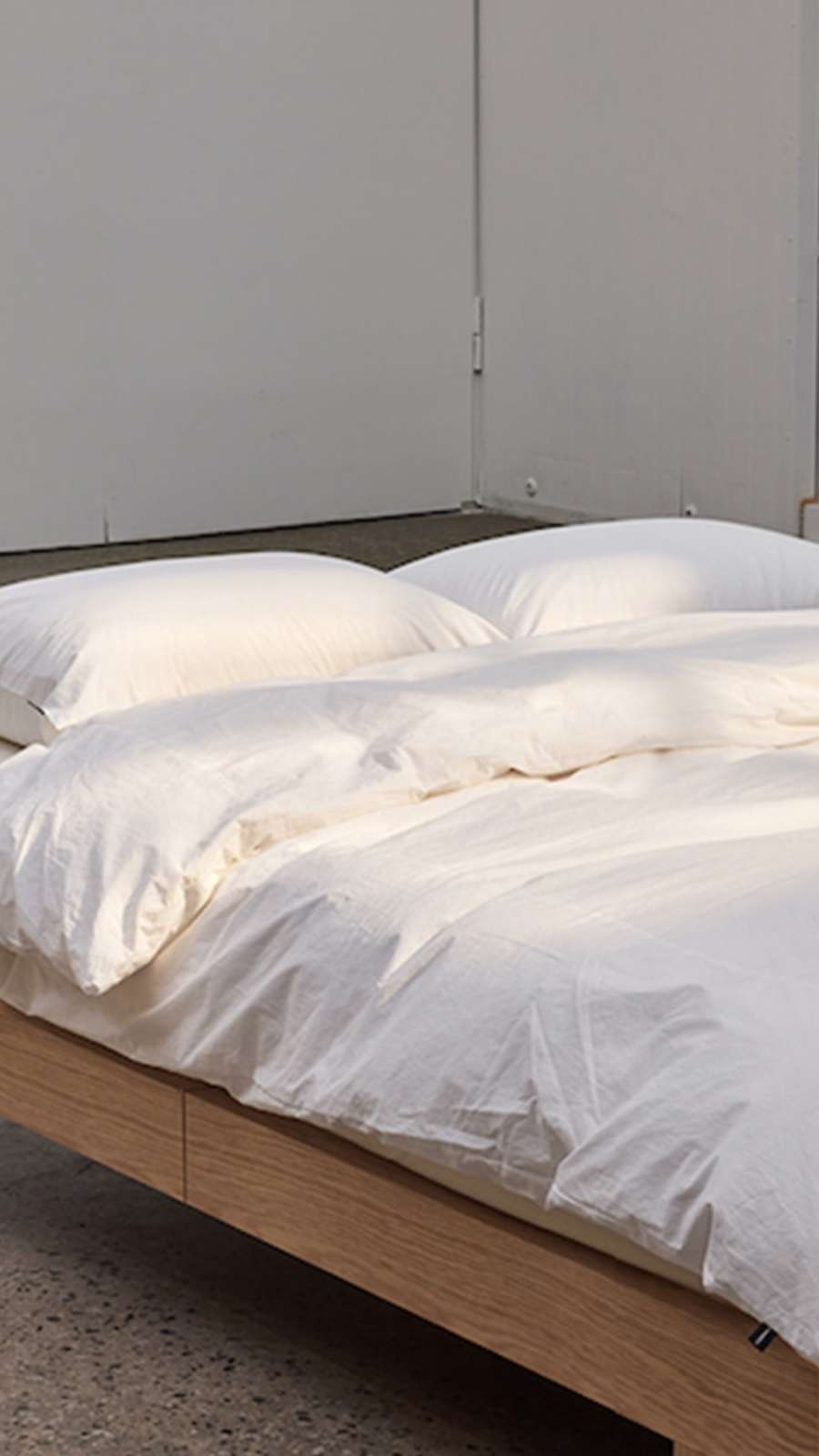 Silky Cotton 60-Count Bedding Set - White