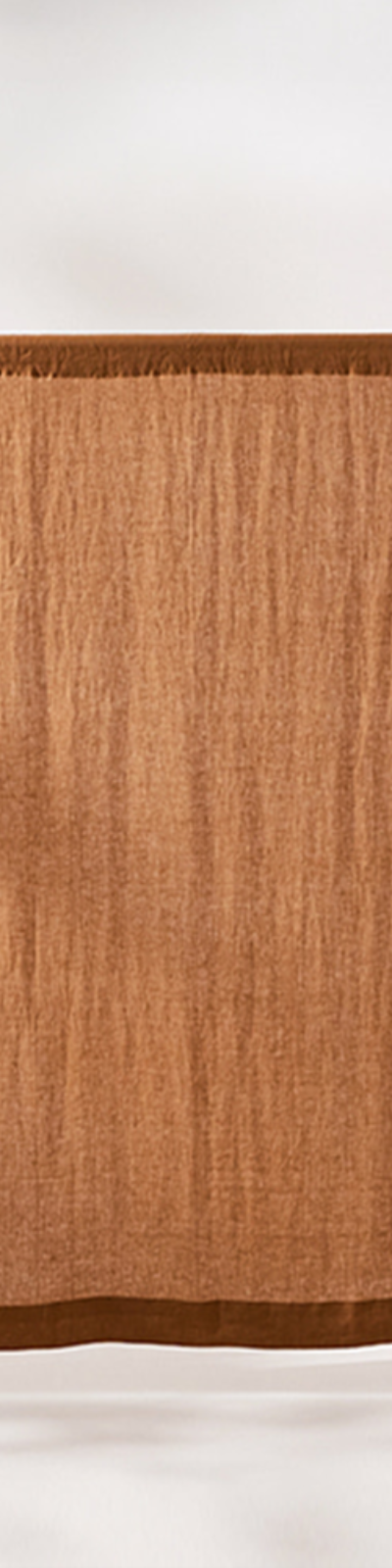Soft Linen Single-Panel Curtain - Camel