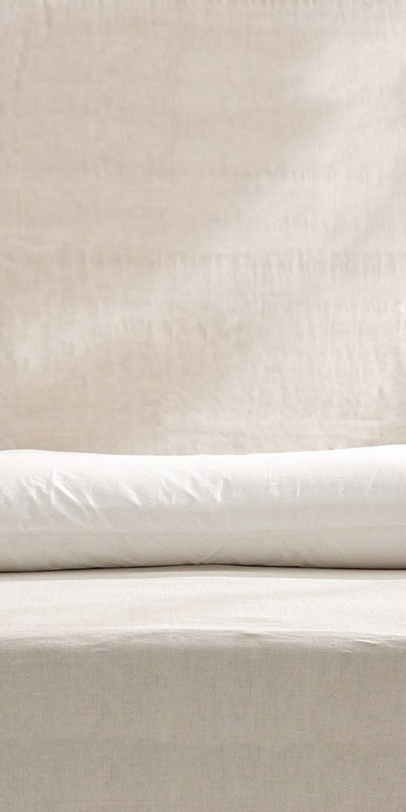 Wide Dust-Free 60 Thread Count Pillowcase - White